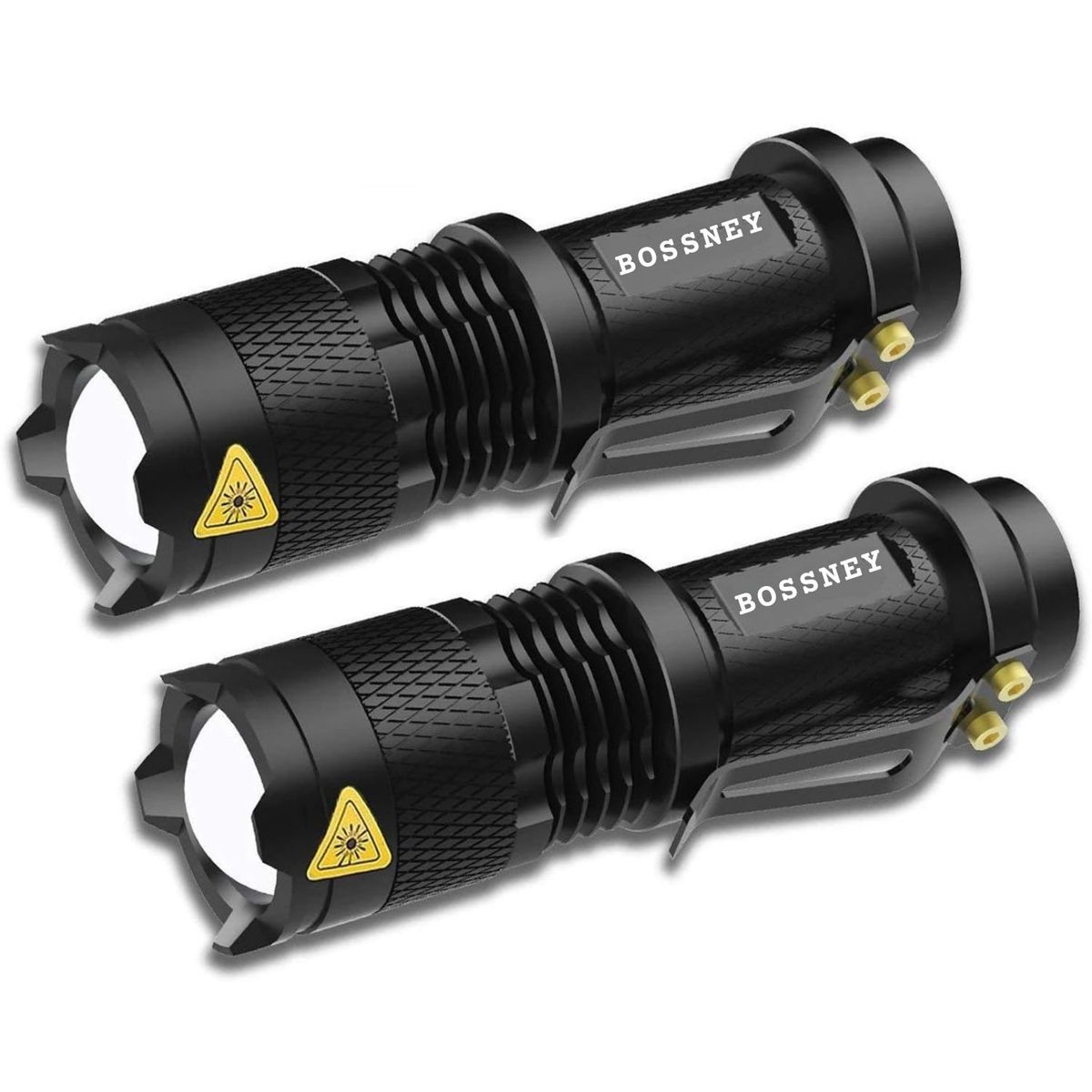 GENERICO - Pack 2 Linternas tacticas recargables led