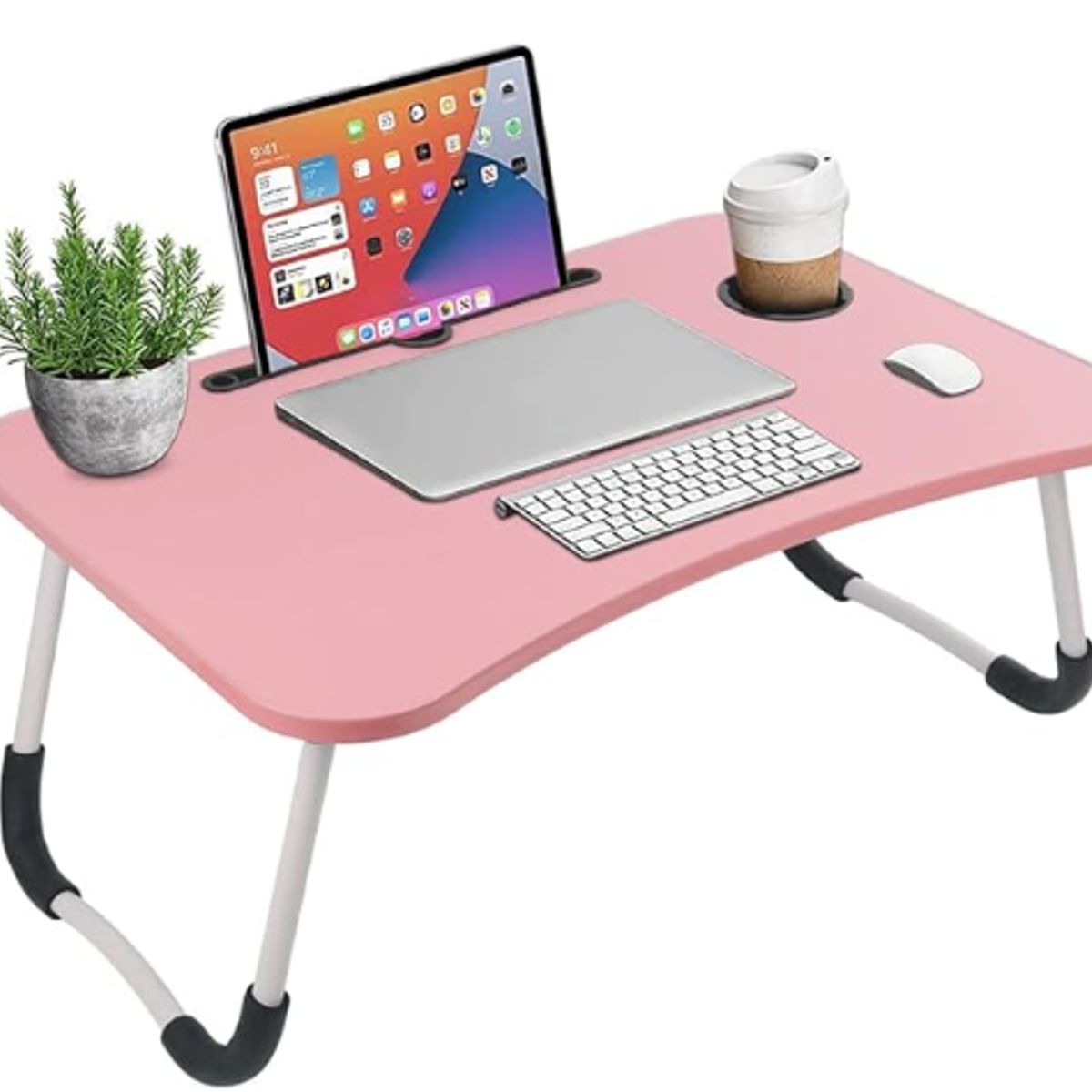 GENERICO - Mesa MULTICOLOR para laptop plegable cama pc tablet celular