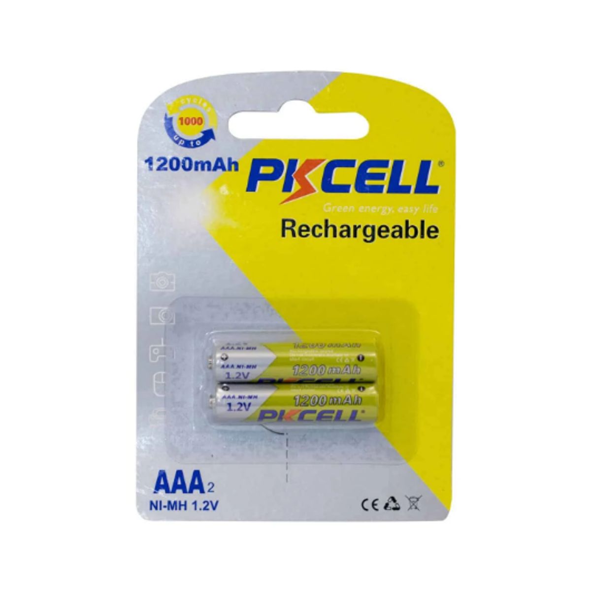GENERICO - Pila Recargable AAA 12V 1200mAh PKCELL