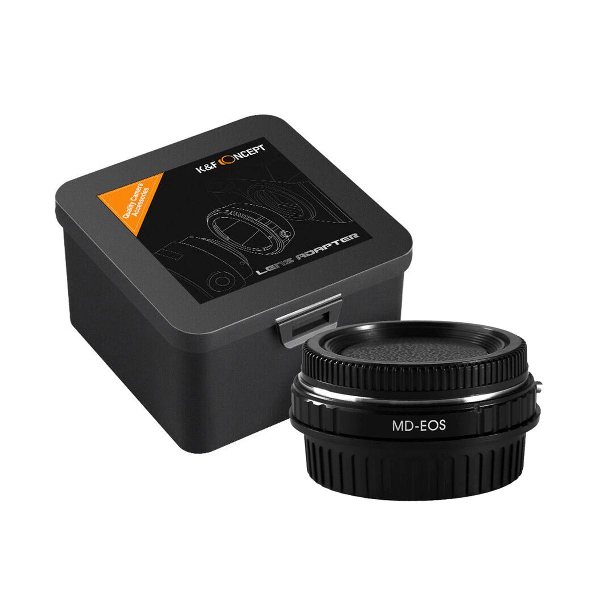 K&F CONCEPT - Adaptador manual Minolta MD a Canon EOS K&F Concept