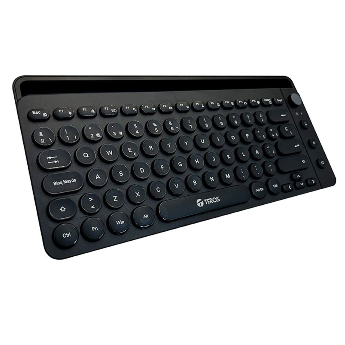 TEROS - Teclado Teros TE-4064 Inalambrico Bluetooth Negro