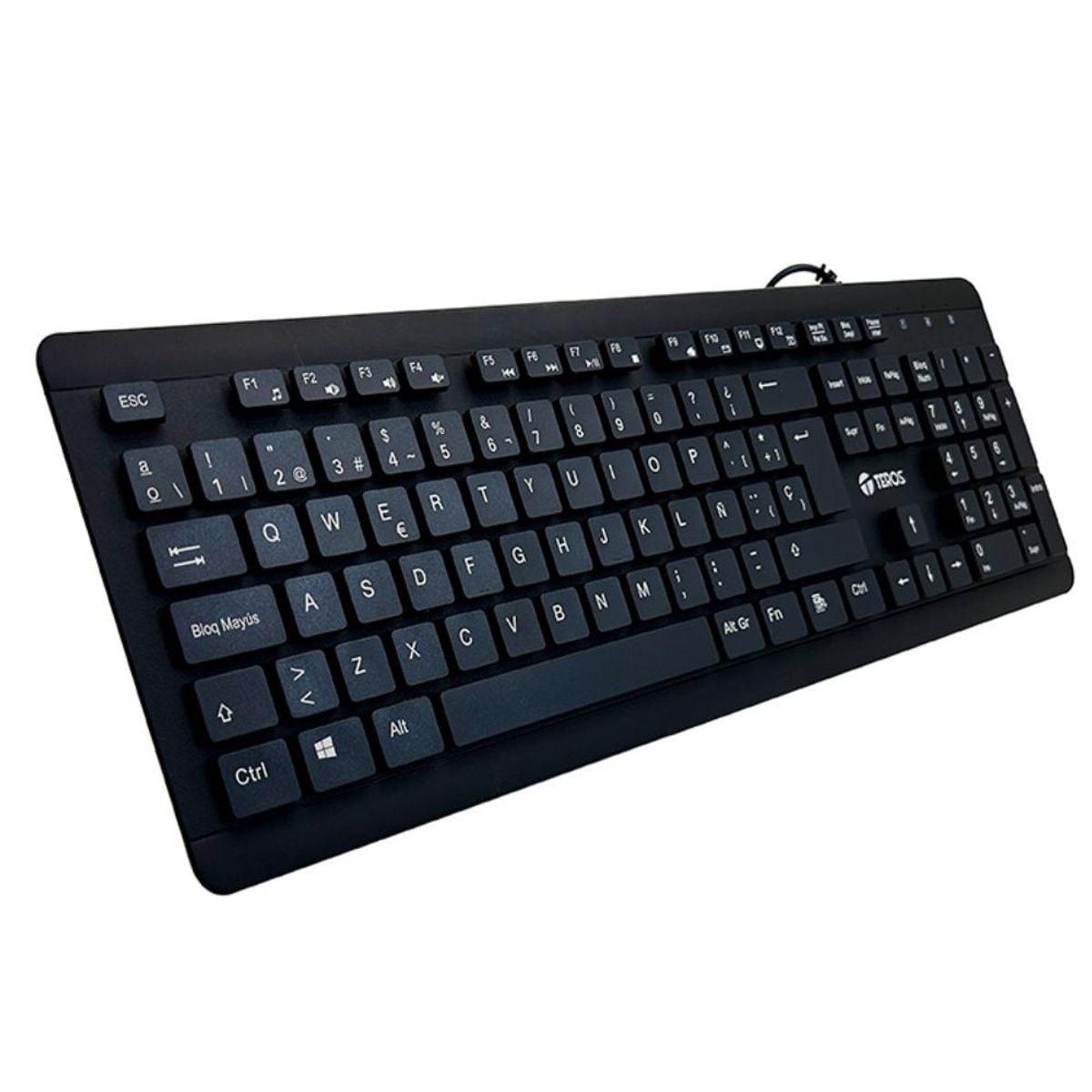 TEROS - Teclado Teros TE-4065N A prueba de agua IPX7 USB Negro