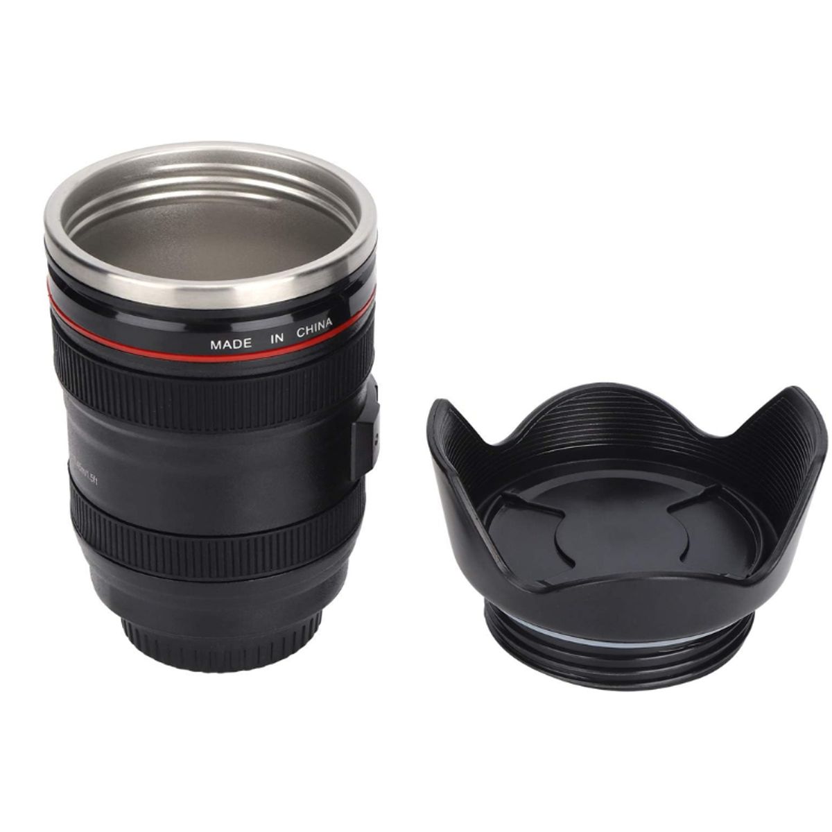 GENERICO - taza de café modelo lente de cámara 400 ml