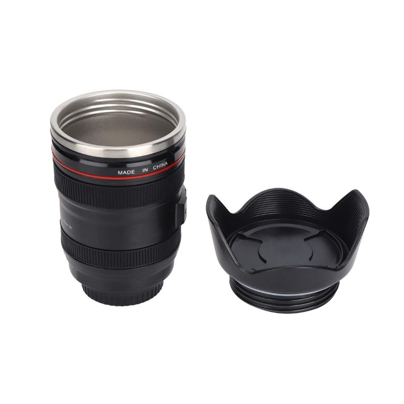 GENERICO - taza de café modelo lente de cámara 400 ml