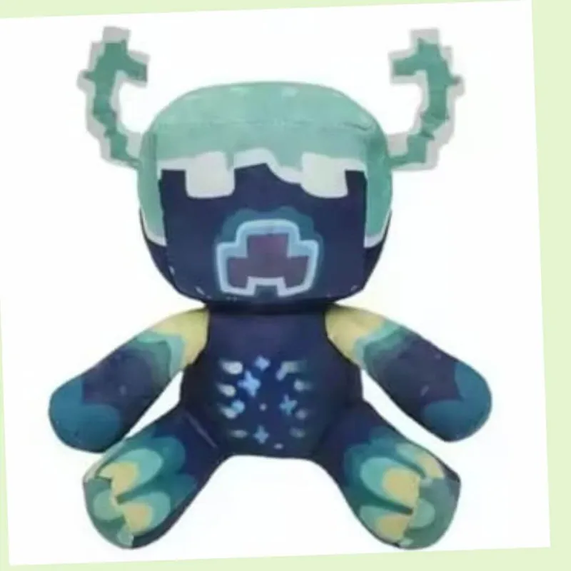 GENERICO - Peluche Warden Minecra Importado - Mide 25 cm alto