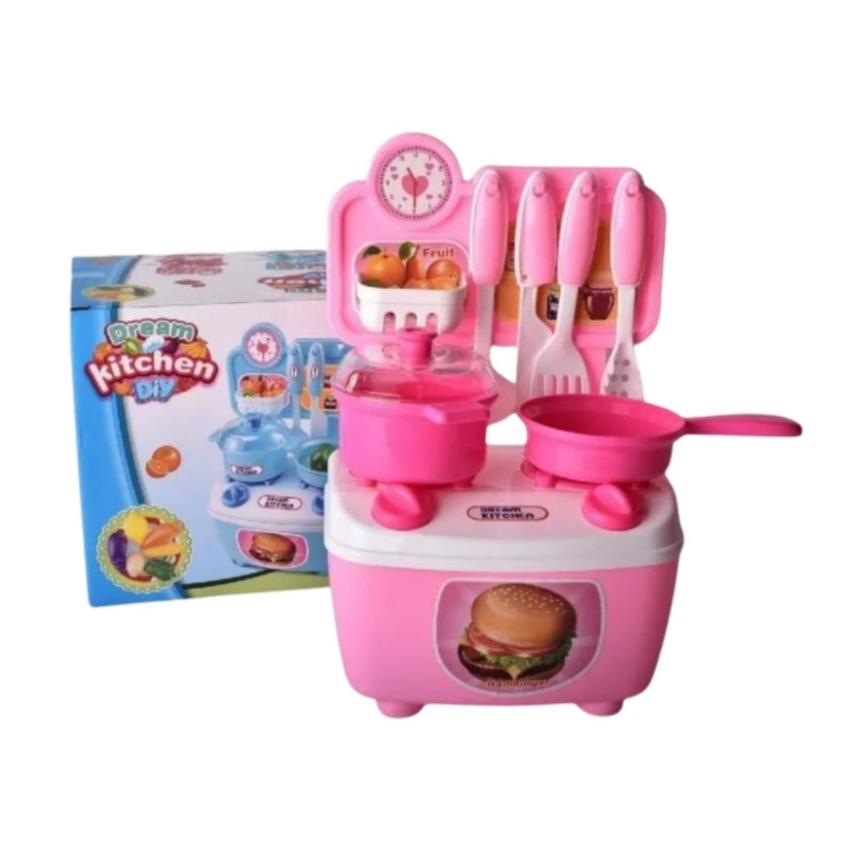 GENERICO - Set de Cocina de Juguete Dream Kitchen - Rosado