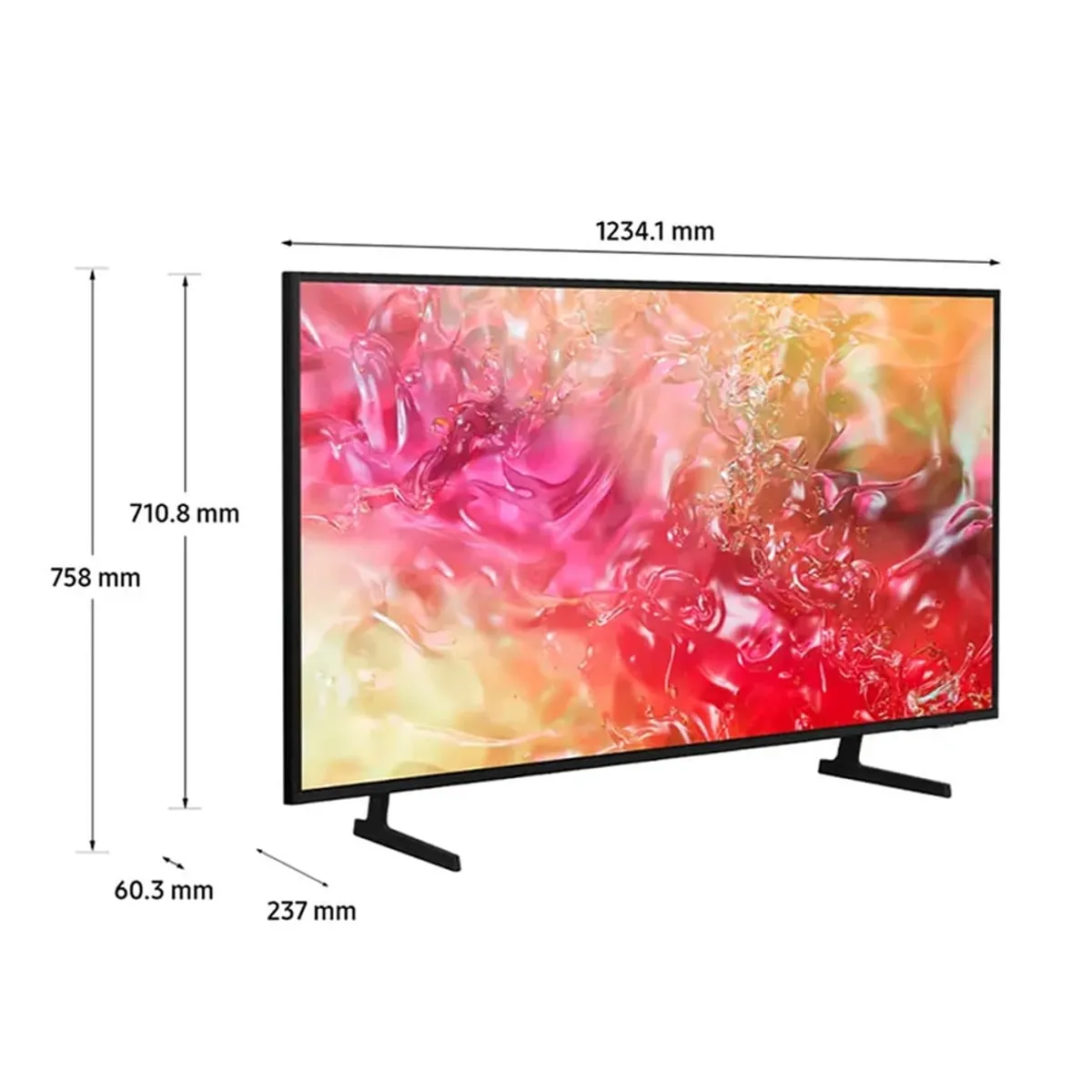 SAMSUNG - Televisor Samsung LED 55"  Crystal UHD 4K Tizen OS Smart TV UN55DU7000