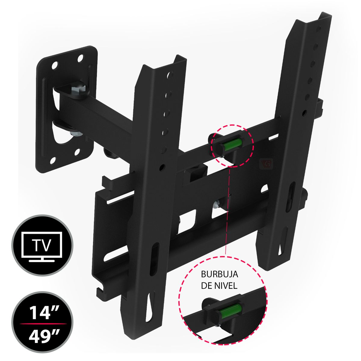 GENERICO - Rack Móvil Para  TV de 14a 49 Pulgadas JR30 JAPAN