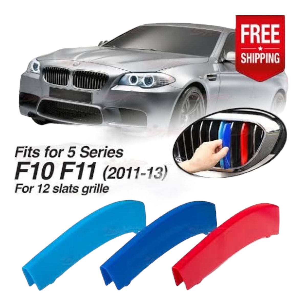 GENERICO - COVER DE GRILL PARA BMW SERIE 5 F10(2011/2013)