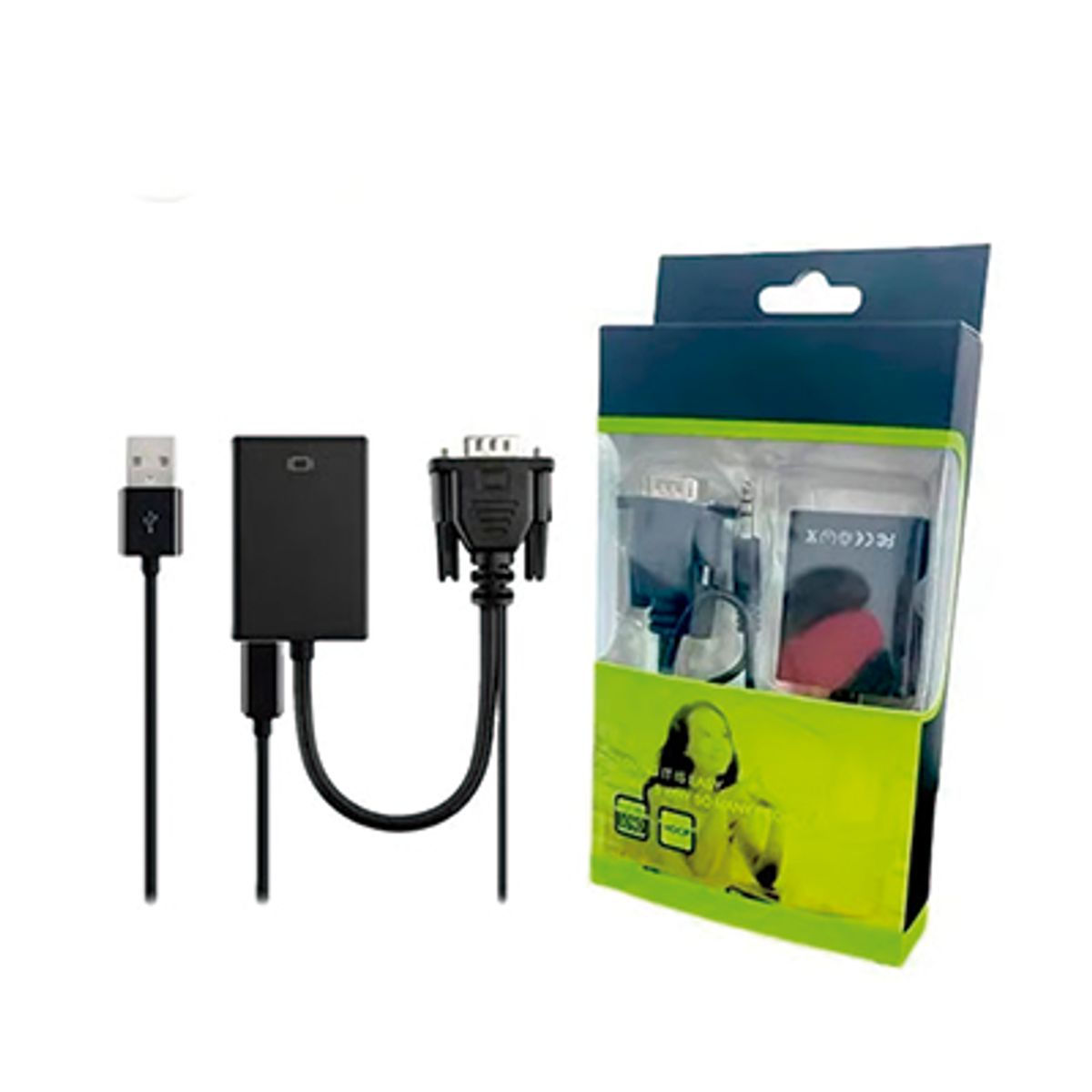 GENERICO - ADAPTADOR VGA A HDMI