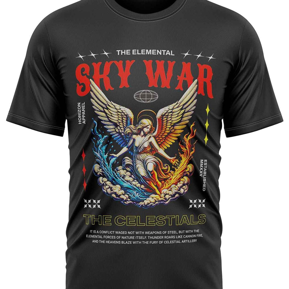 GENERICO - POLO UNISEX URBANO SKY WAR