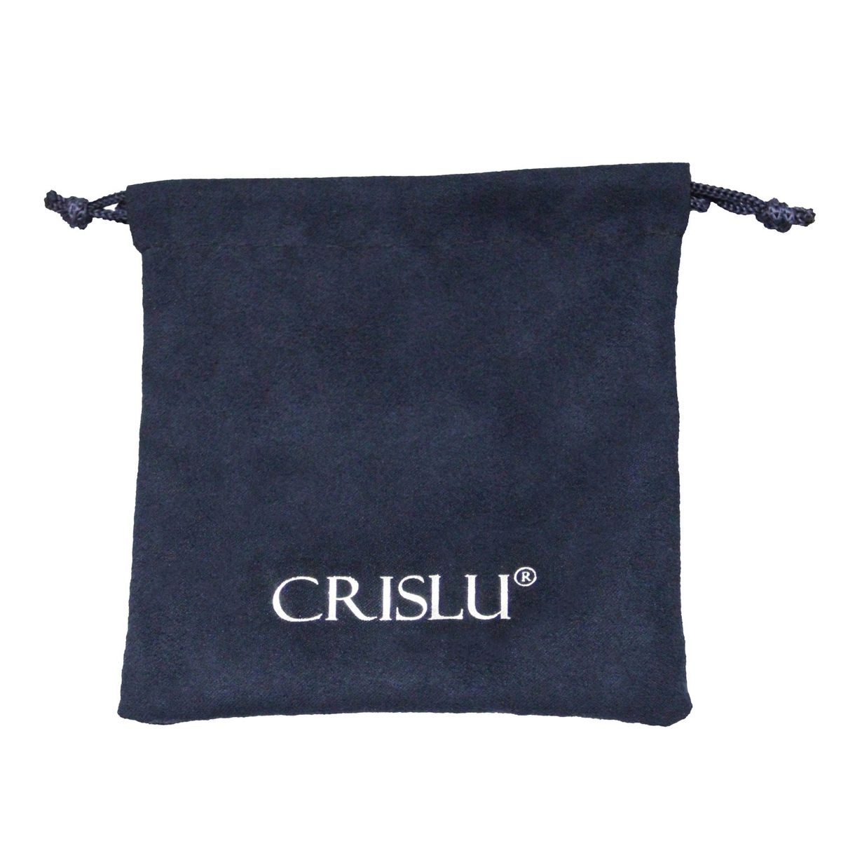 CRISLU - Collar con pendientes de triple circonita biselada - C de CRISLU