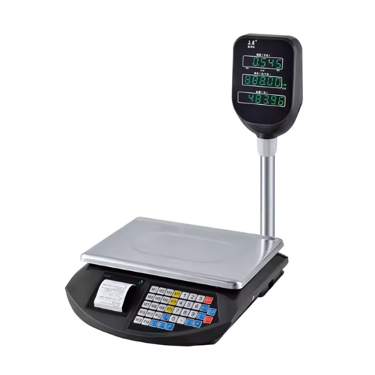 GENERICO - Balanza Electrònica Etiquetera de Càlculo de 40 Kg