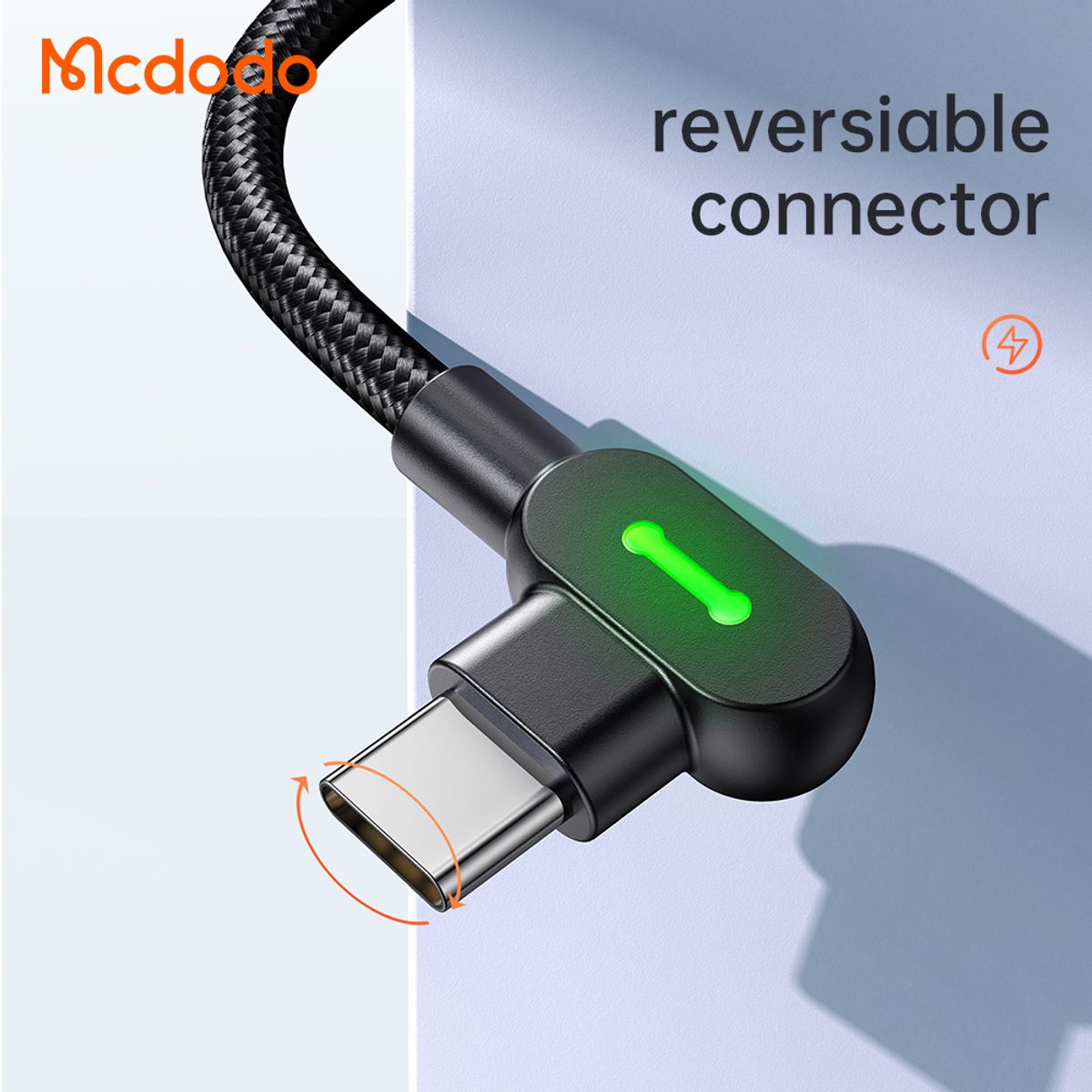 MCDODO - Cable Tipo C 60w 3A Gamer - Para Laptop Y Celular - 2 Metros Mcdodo