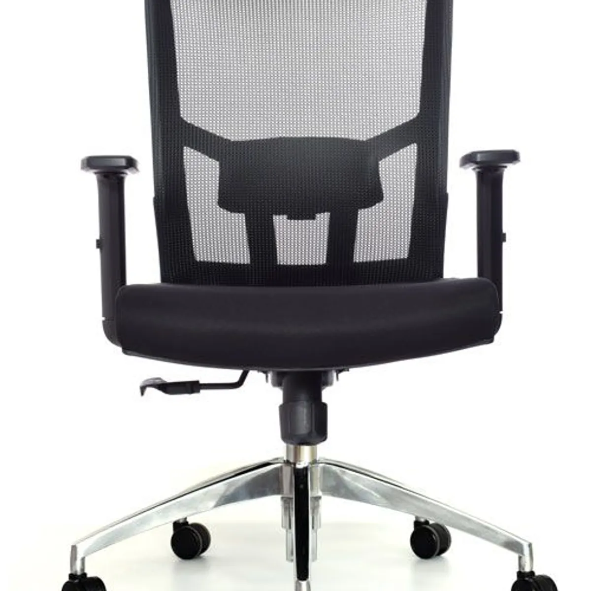 OFIDEAS - Silla de Oficina Gerente Delphi Negro Aluminio Ofideas