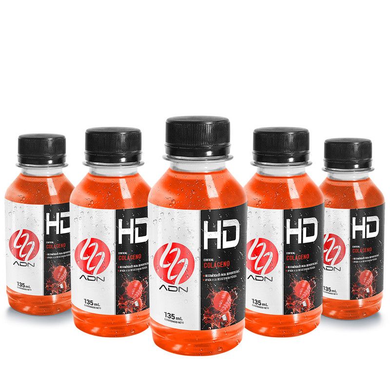 ADN - Quemador HD Paquete 30 Botellas de 135ml L-Carnitina Guaraná