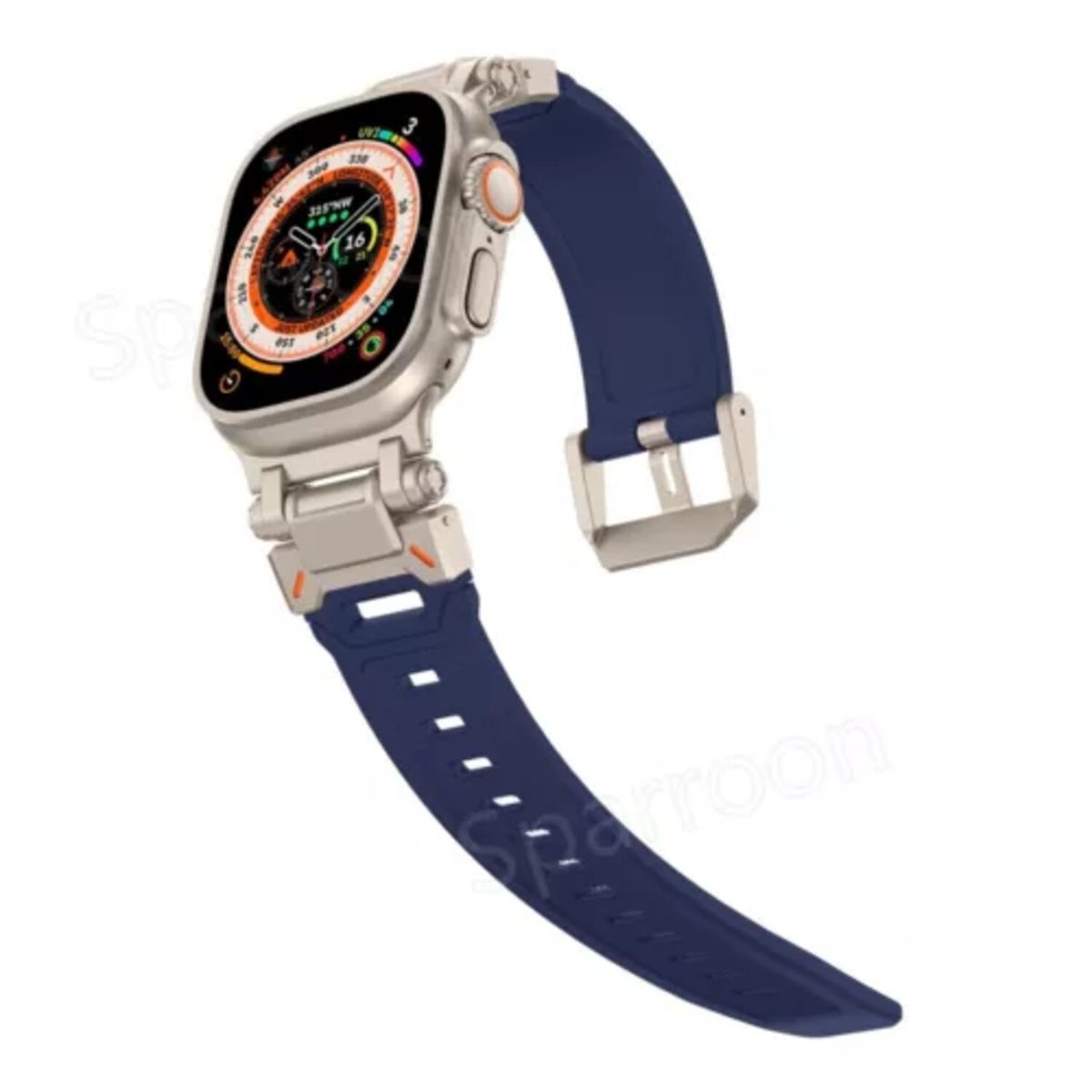 GENERICO - Correa deportiva de silicona para Apple Watch Ultra 49 mm - Azul