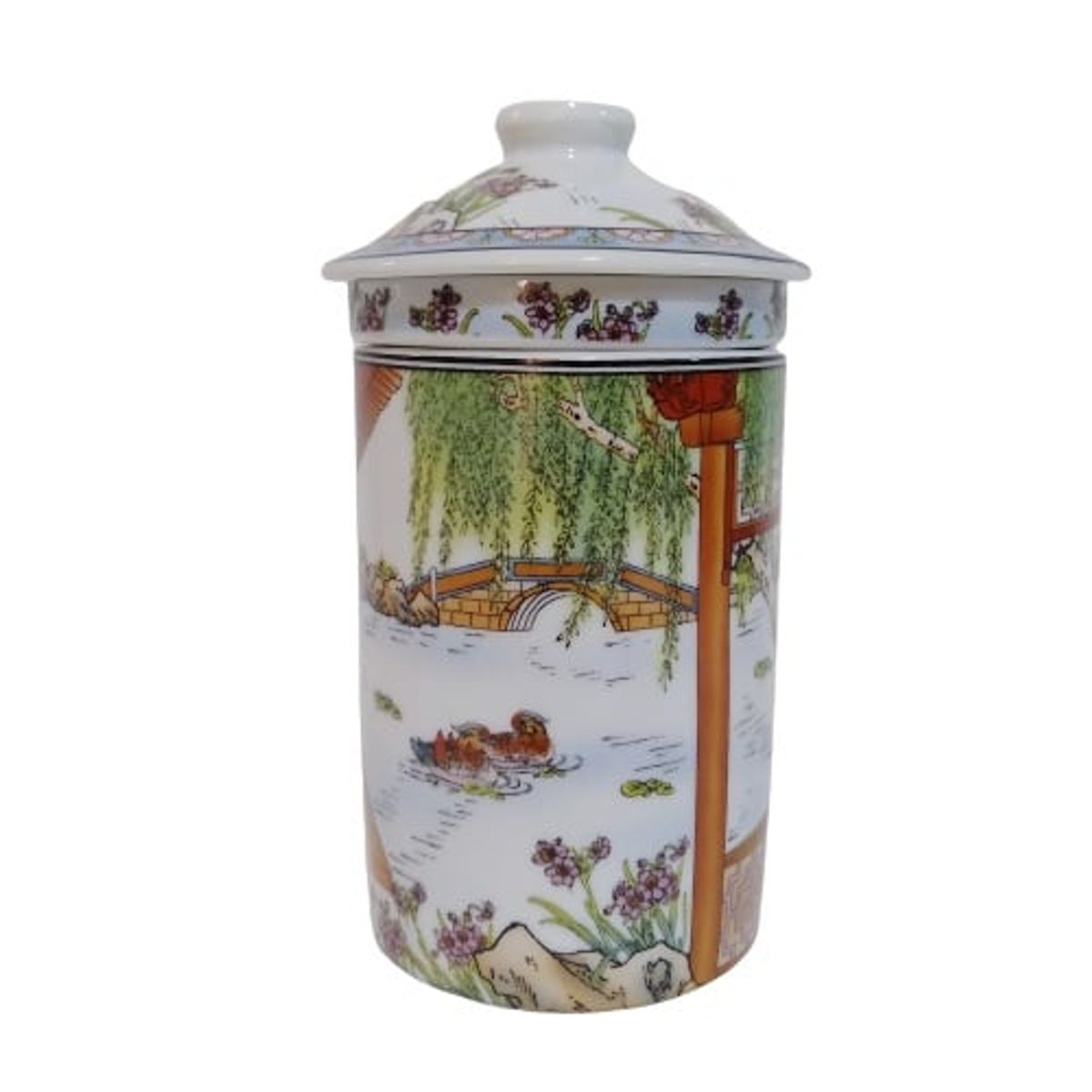 GENERICO - Taza Ceramica Con Filtro Oriental Palacio Lago 3pza