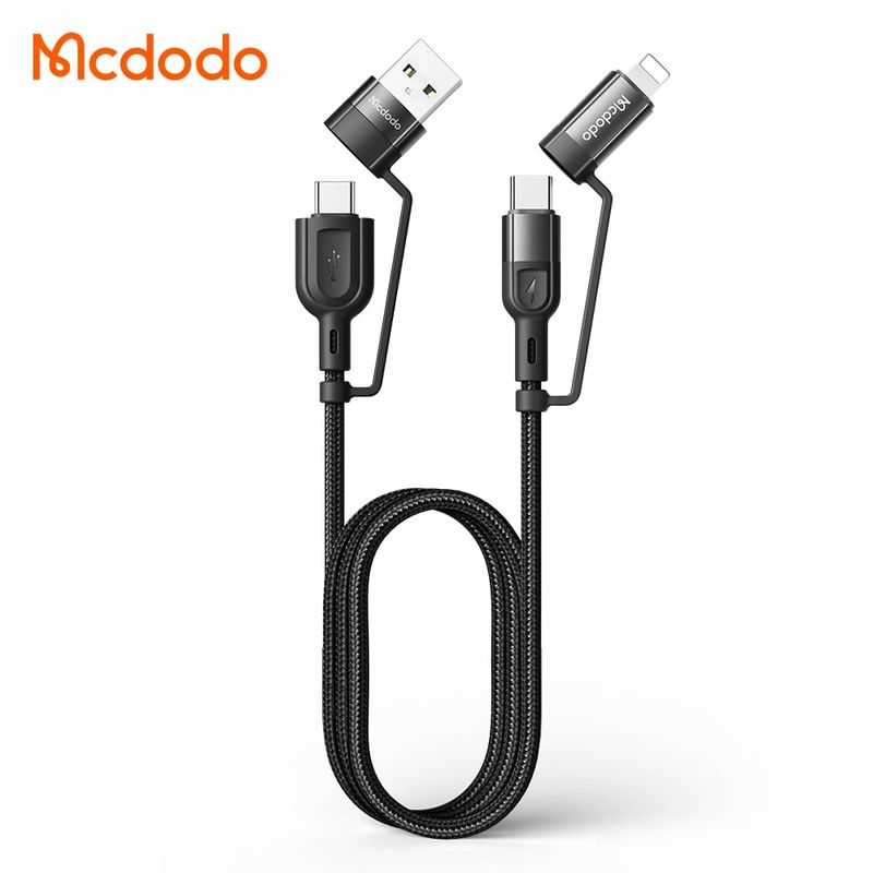 MCDODO - Cable Tipo C 60w Lightning - 4en1 Para Macbook Laptop Celular - Mcdodo