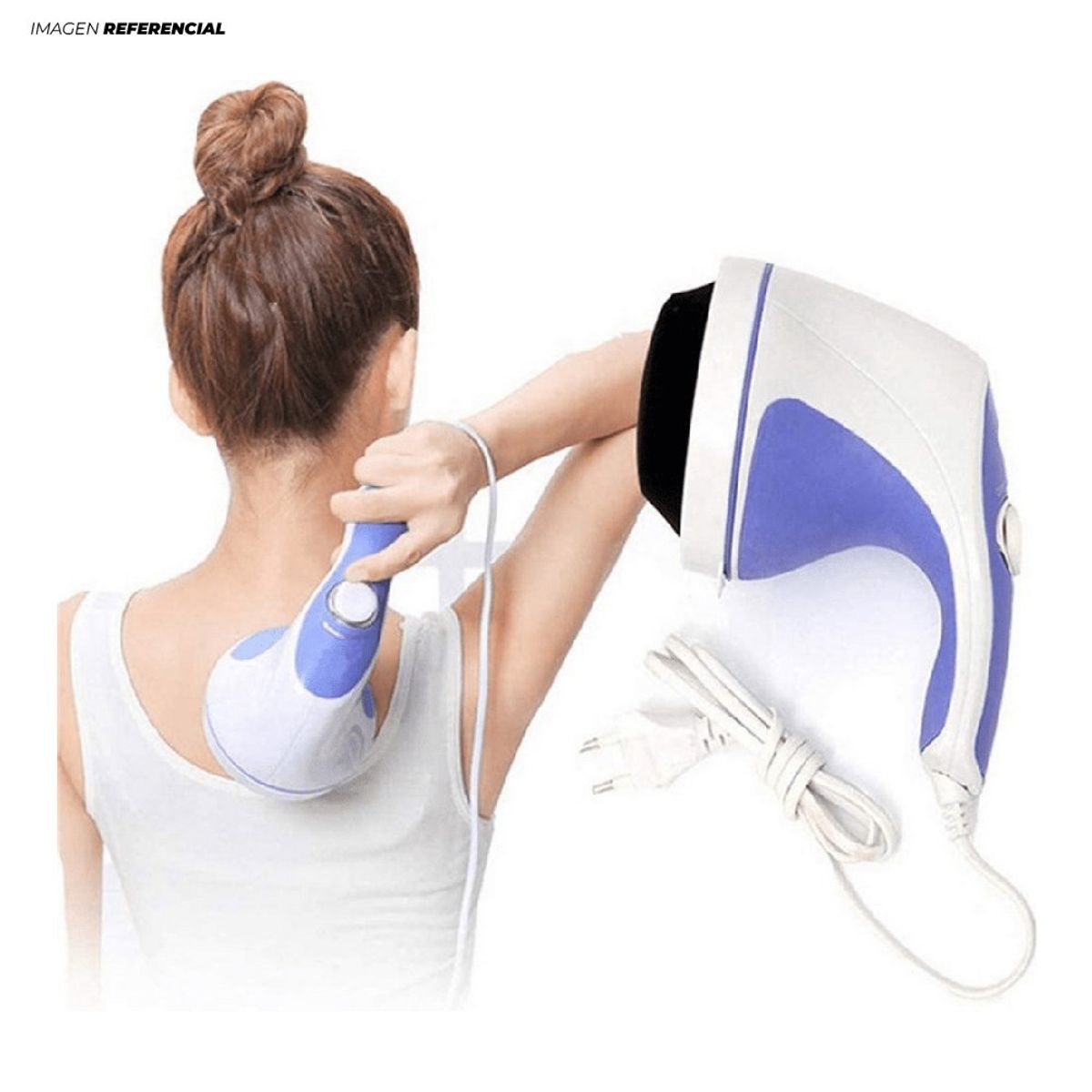 GENERICO - Masajeador Corporal 4 en 1 Relax y Spin Tone