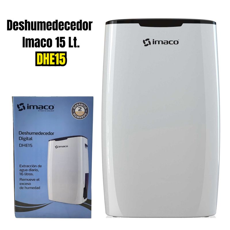 IMACO - Deshumedecedor Digital Imaco 15 Litros DHE15