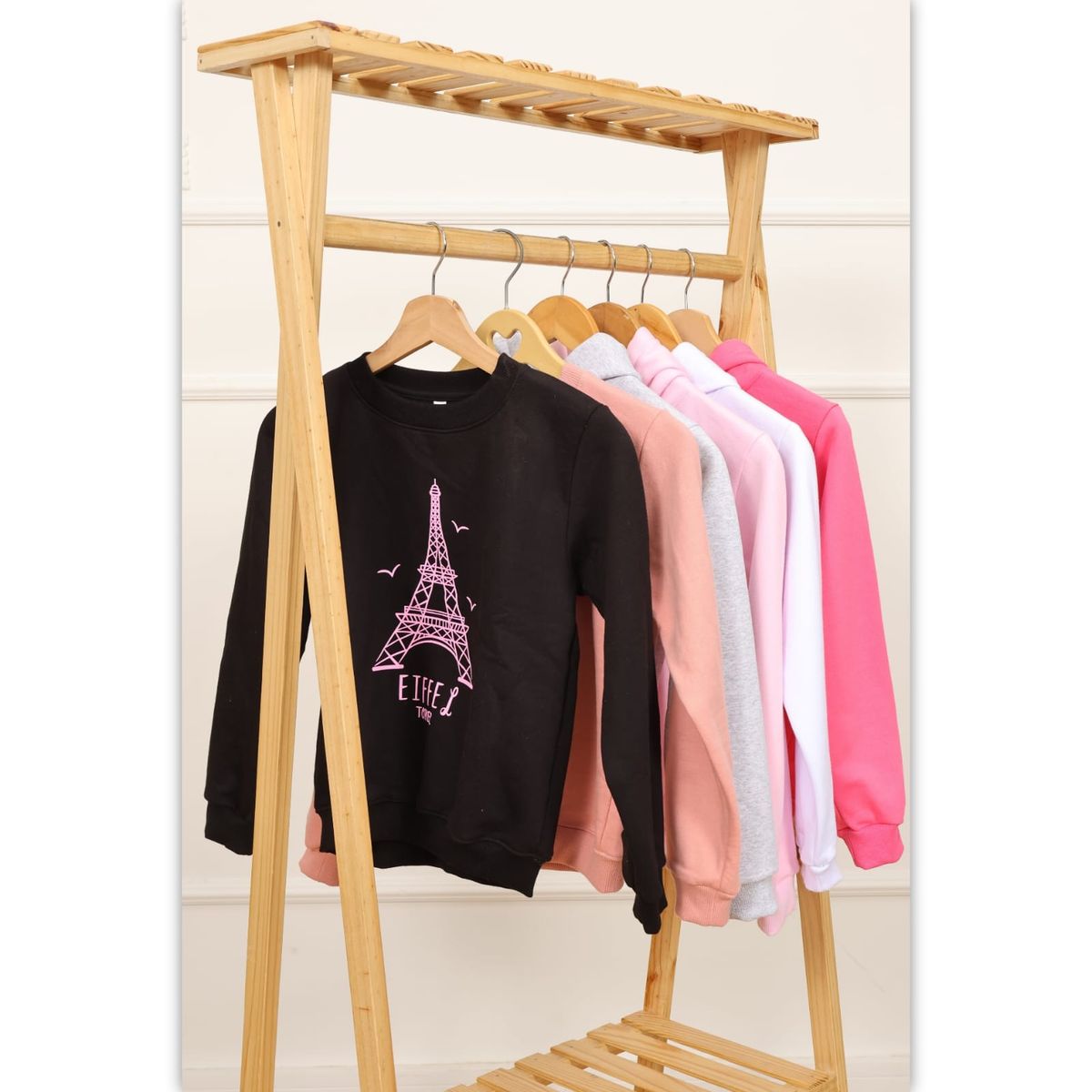TAIS PRINCESS - Polera niñas afranelada Eiffel Tower