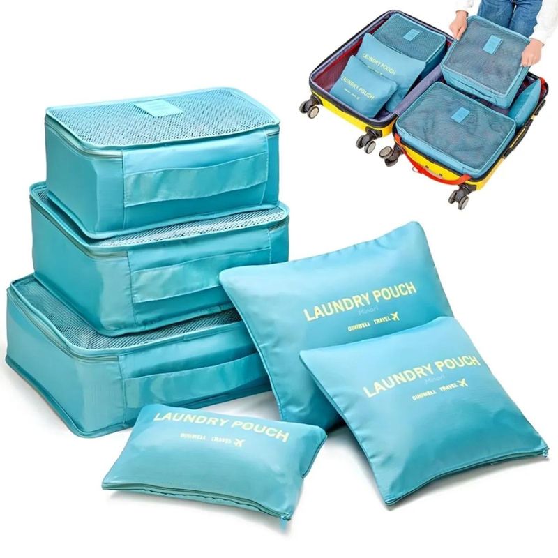 MINARI - Set Organizadores Maleta Bolsas Impermeable para Viaje 6PCS 92B