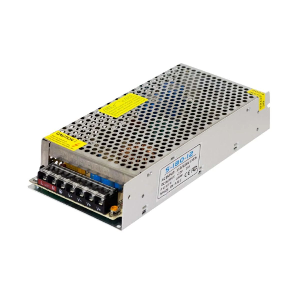 WESTOR - Fuente de Alimentación Switching 12V 15A S-180-12 WESTOR