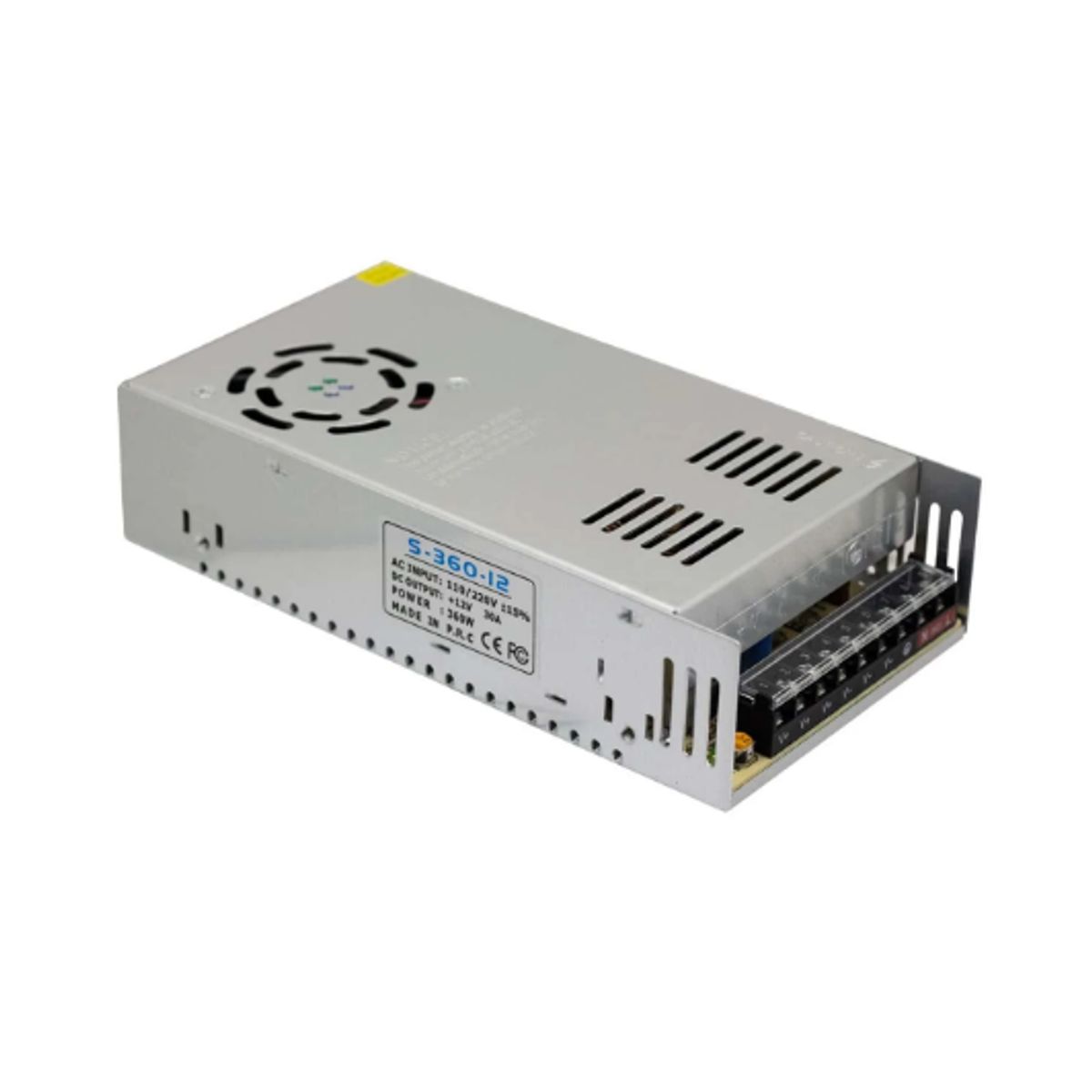 WESTOR - Fuente de Alimentación Switching 12V 30A S-360-12 WESTOR