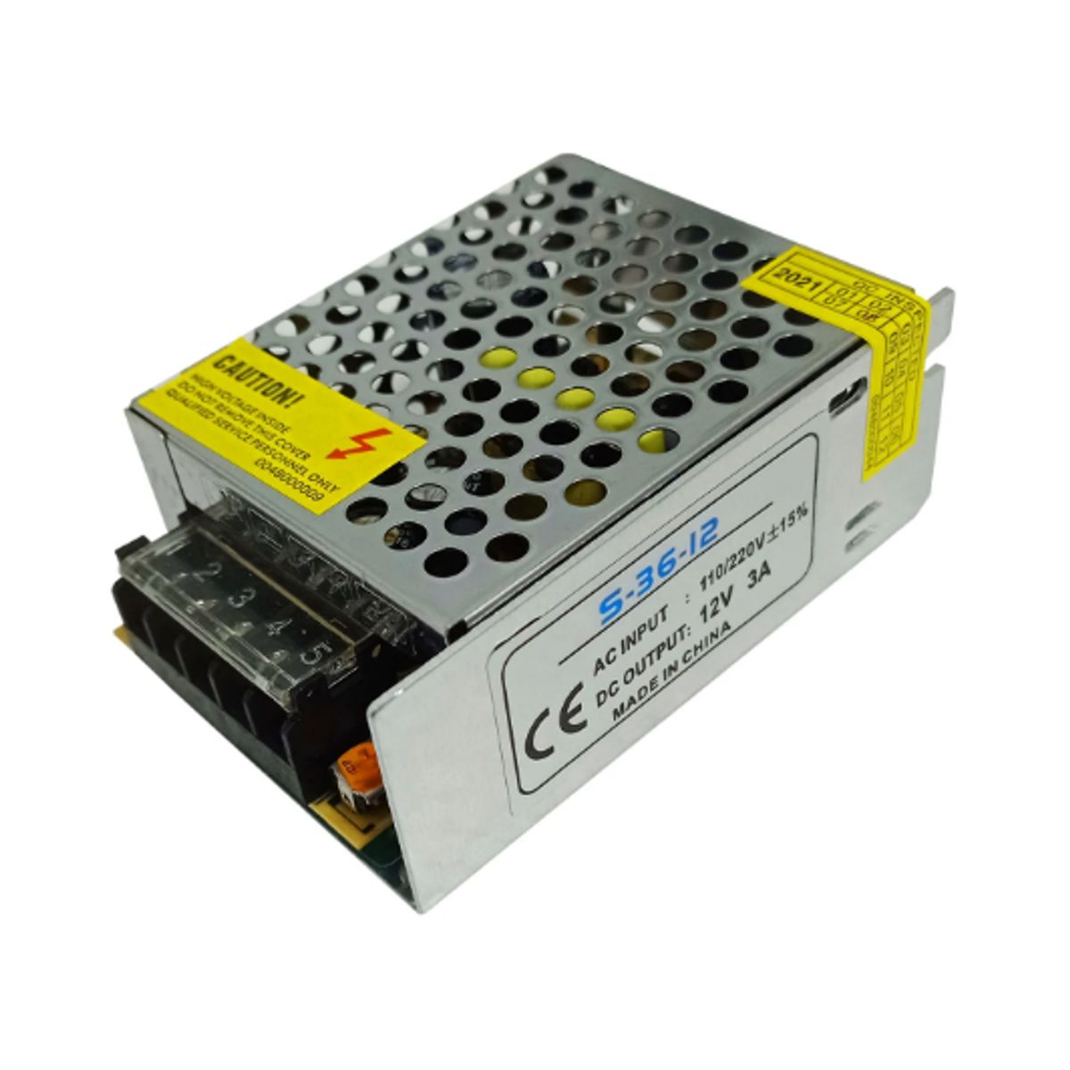 WESTOR - Fuente de Alimentación Switching 12V 3A S-36-12 WESTOR