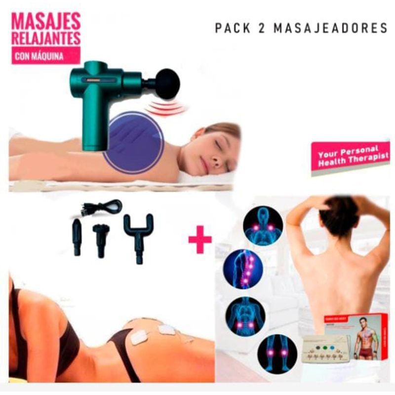 GENERICO - PISTOLA MASAJEADOR ΤΕΚΝΟ ΒΙΟ 12 ELECTROS