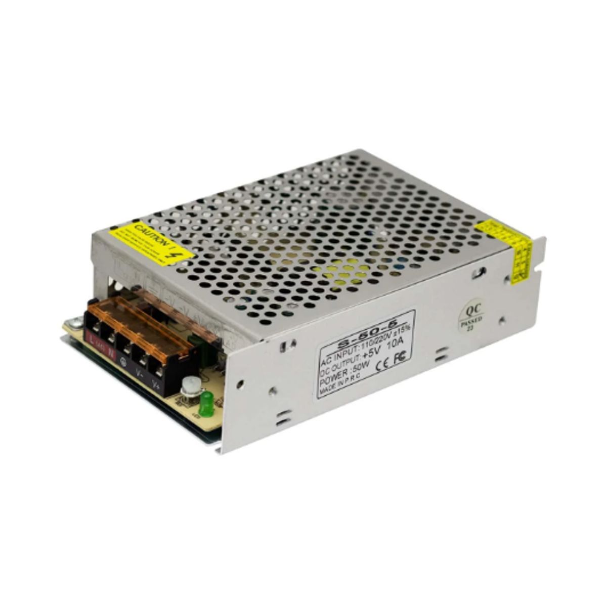 WESTOR - Fuente de Alimentación Switching 5V 10A S-50-5 WESTOR