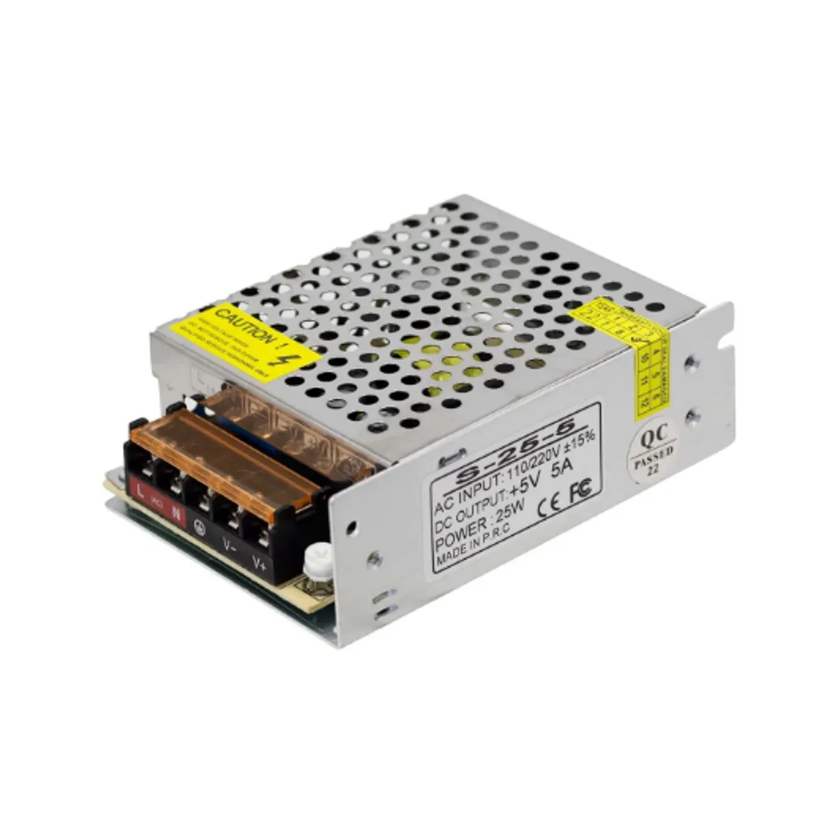 WESTOR - Fuente de Alimentación Switching 5V 5A S-25-5 WESTOR