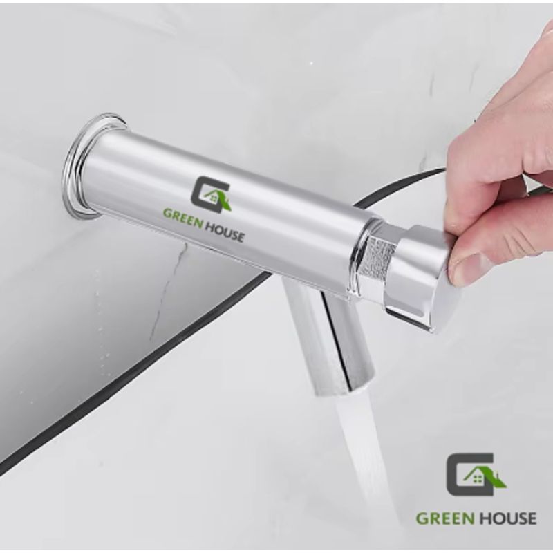 GENERICO - GRIFERIA  TEMPORIZADO CROMADO PARED - DUCHA TINA  AGUA FRIA