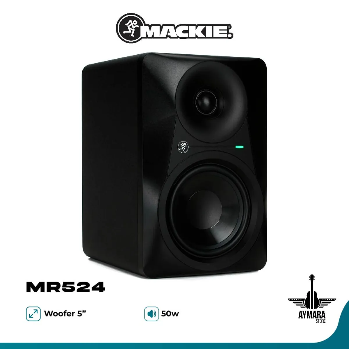 MACKIE - Mackie MR524 5″ Monitor de Estudio Activo Unidad