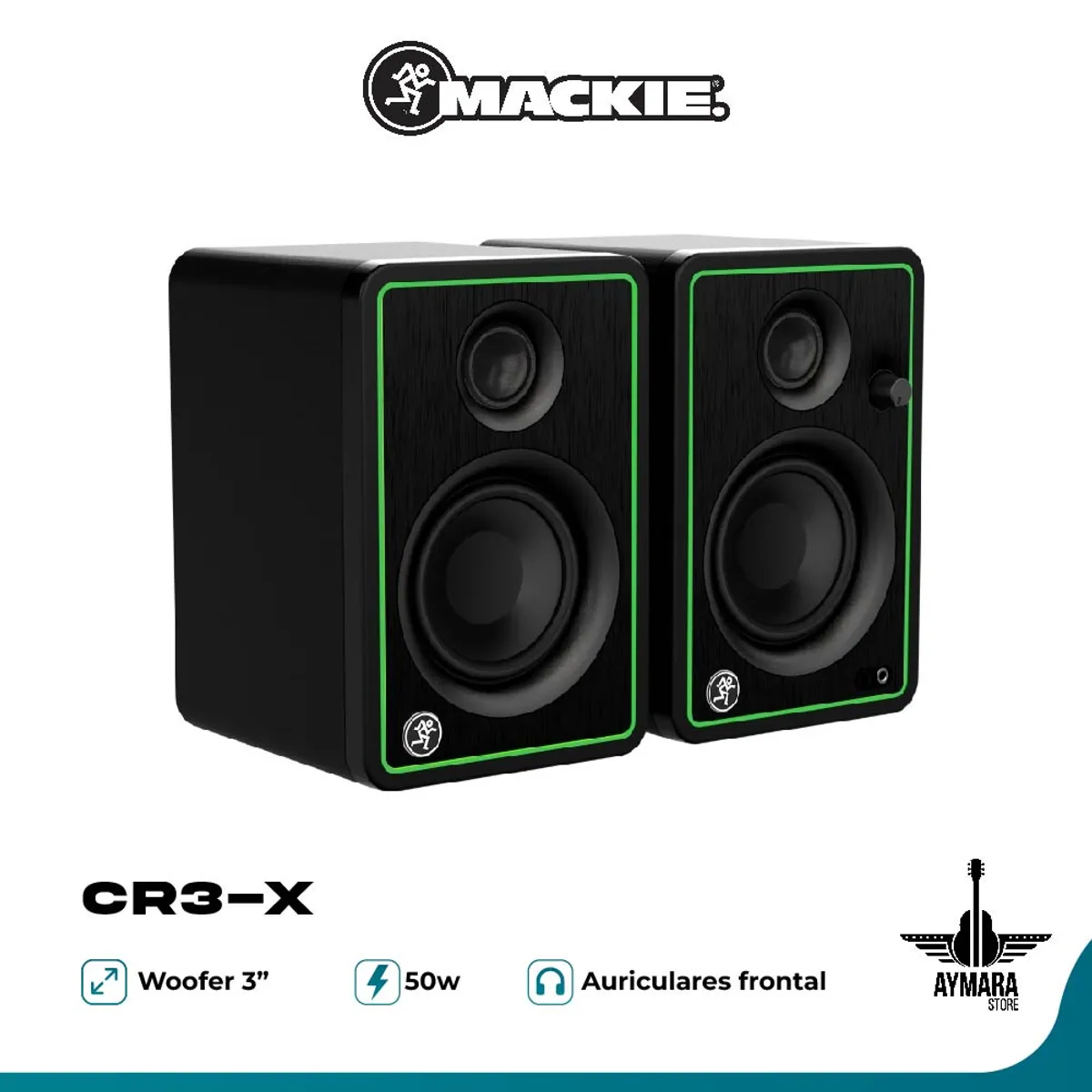 MACKIE - Mackie CR3-X Monitores Multimedia de 3″