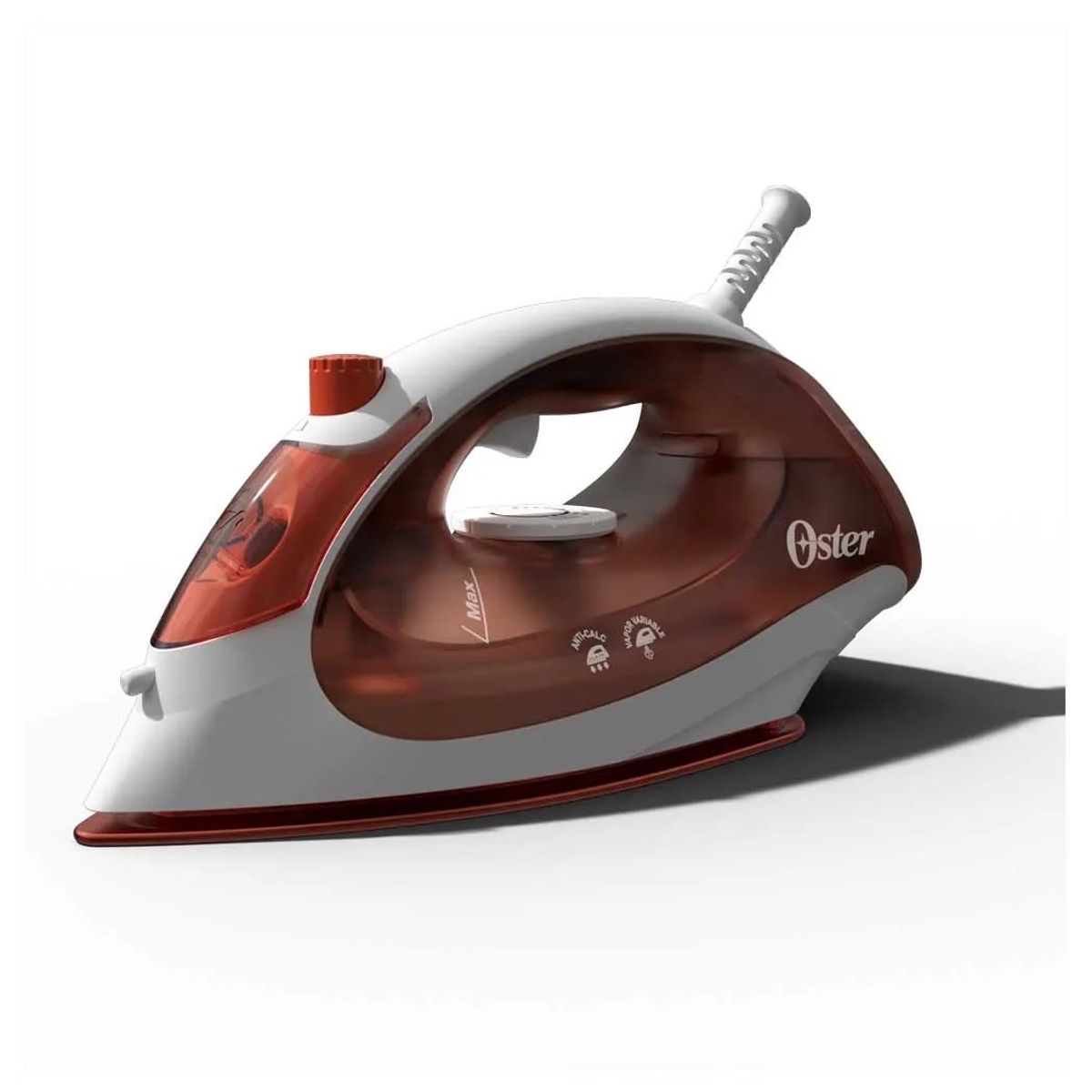 OSTER - Plancha Oster GCSTBS5004-053 a Vapor Blanco + Rojo