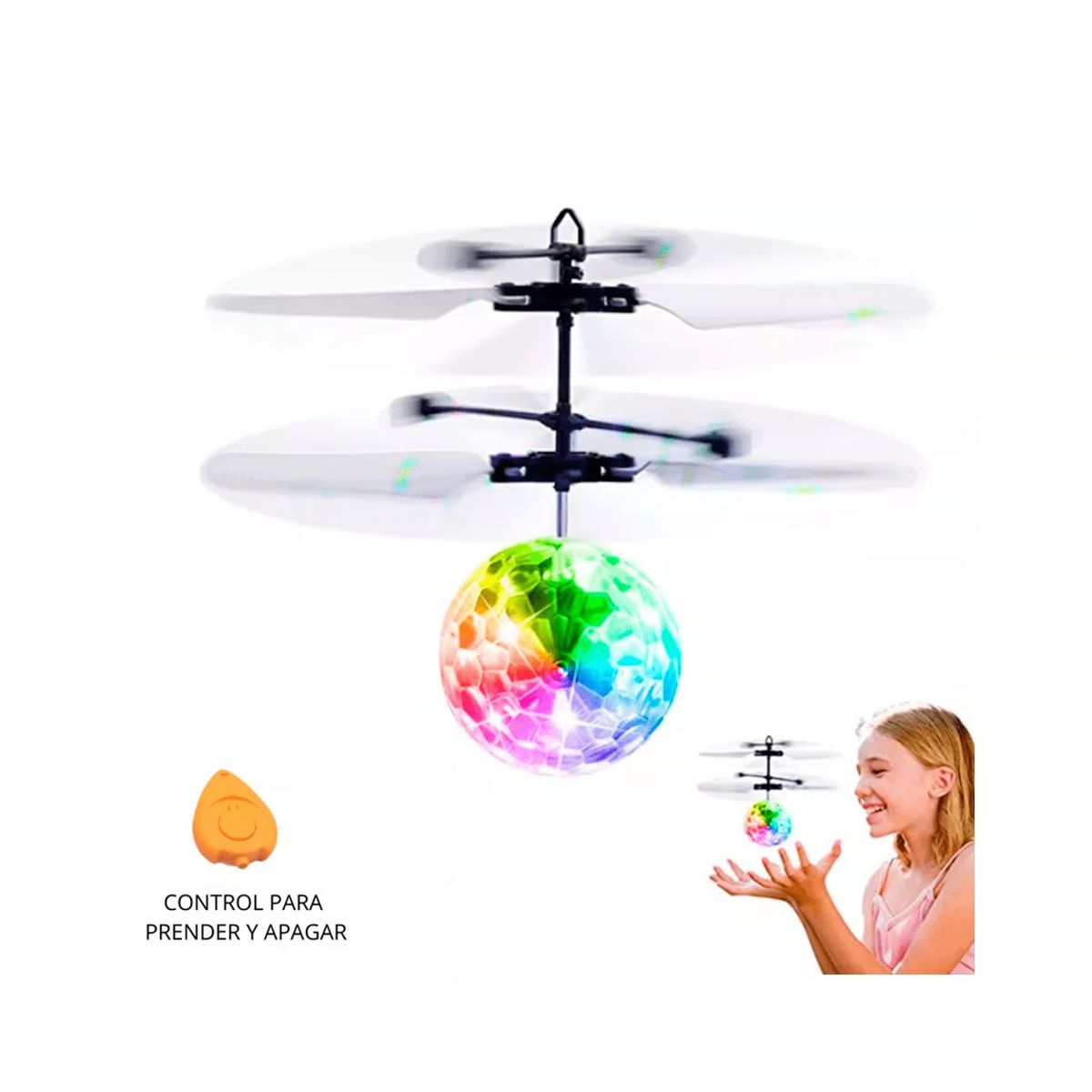 LH ELECTRONIC - Juguete Mini helicóptero con Sensor