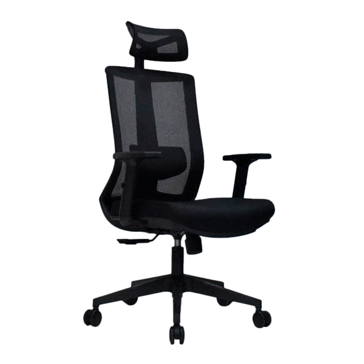 OFIDEAS - Silla de Oficina Ergonomica Kum Presidente Negro Alta Ofideas