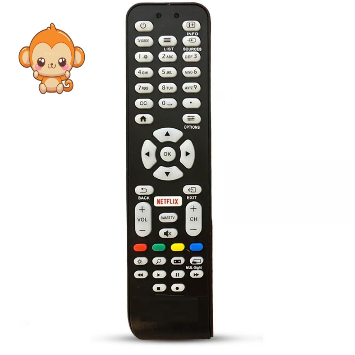 GENERICO - Control Remoto Para Smart Tv Led Aoc