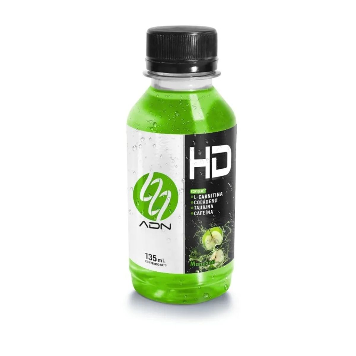 ADN - HD 2 Paquete De 15 Botellas 135ml L-Carnitina Manzana