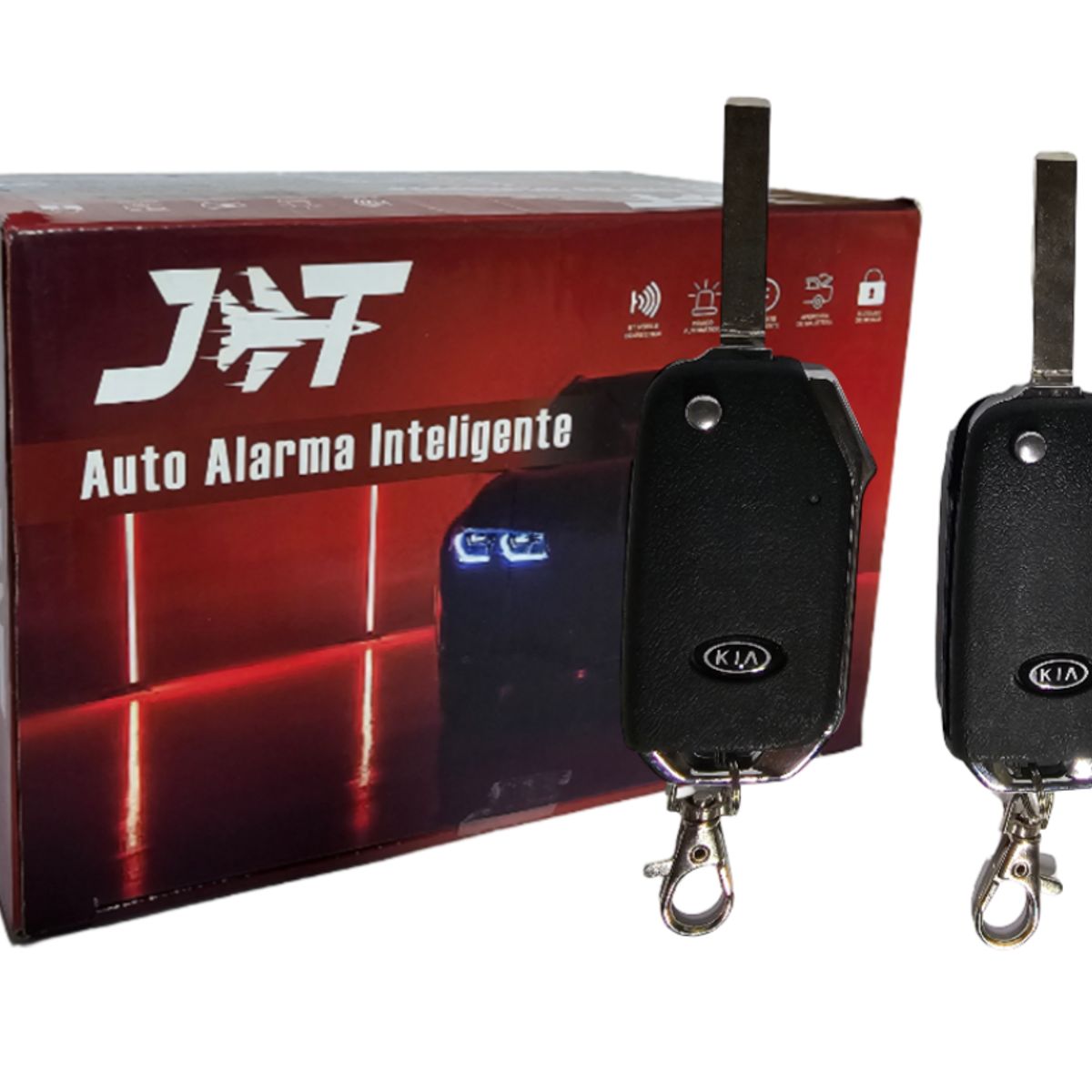 JET - Alarma Pra Auto Get Código Variable Con Llave Flip Universal