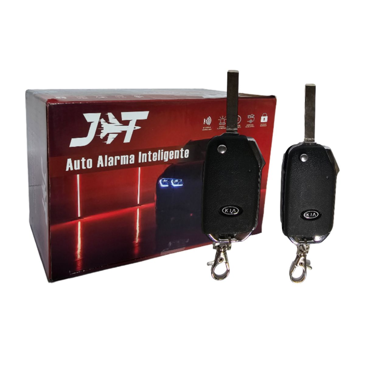 JET - Alarma Pra Auto Get Código Variable Con Llave Flip Universal