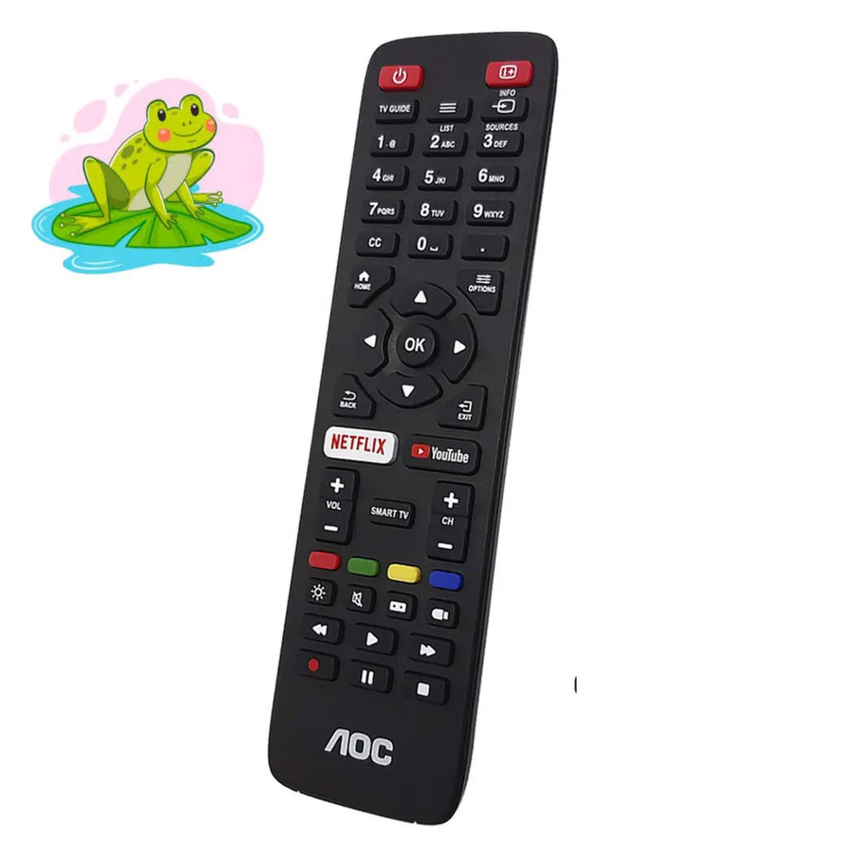 GENERICO - Control Remoto Generico Aoc Smart Tv Modelo s5285