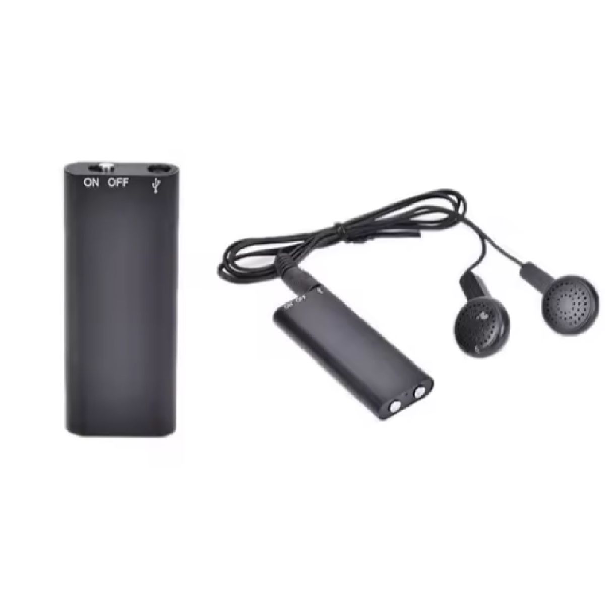 GENERICO - MINI GRABADOR DE VOZ ESPIA 32GB CON ELIMINACION DE RUIDO