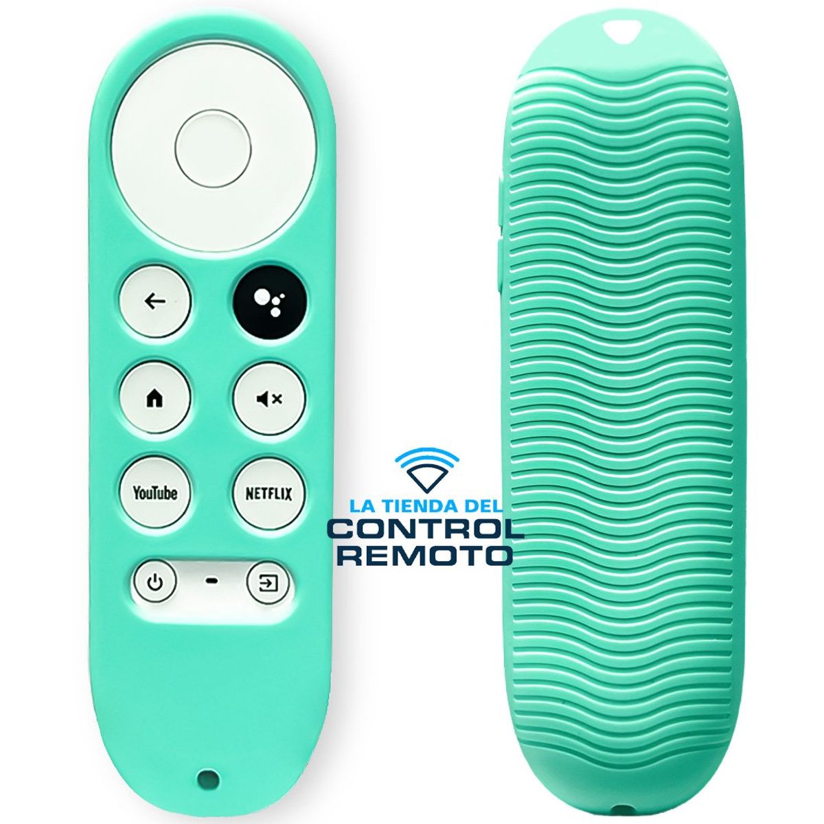 CASE - Funda Protector para Control Google Chromecast 4 – Verde Agua