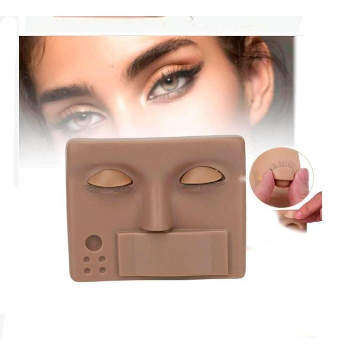 GENERICO - Cabeza de maniquí de Pestañas