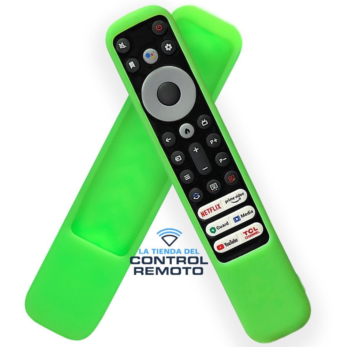 CASE - Funda de Silicona Anti Golpe para Control Remoto TCL RC902V - Verde