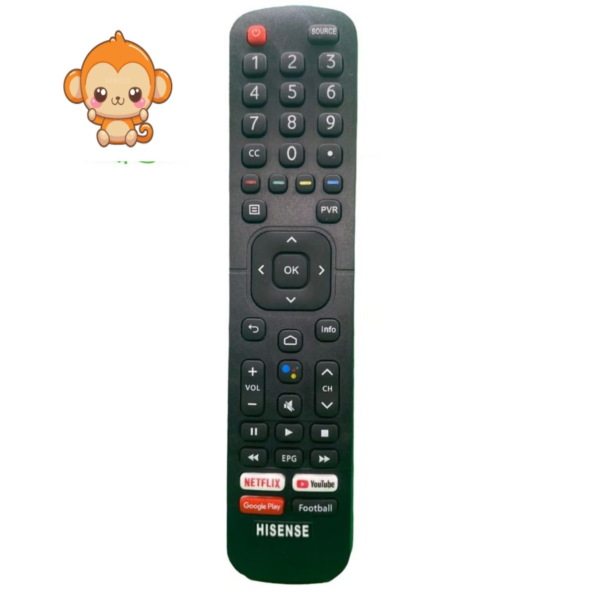 UNIVERSAL - CONTROL REMOTO HISENSE SMART TV