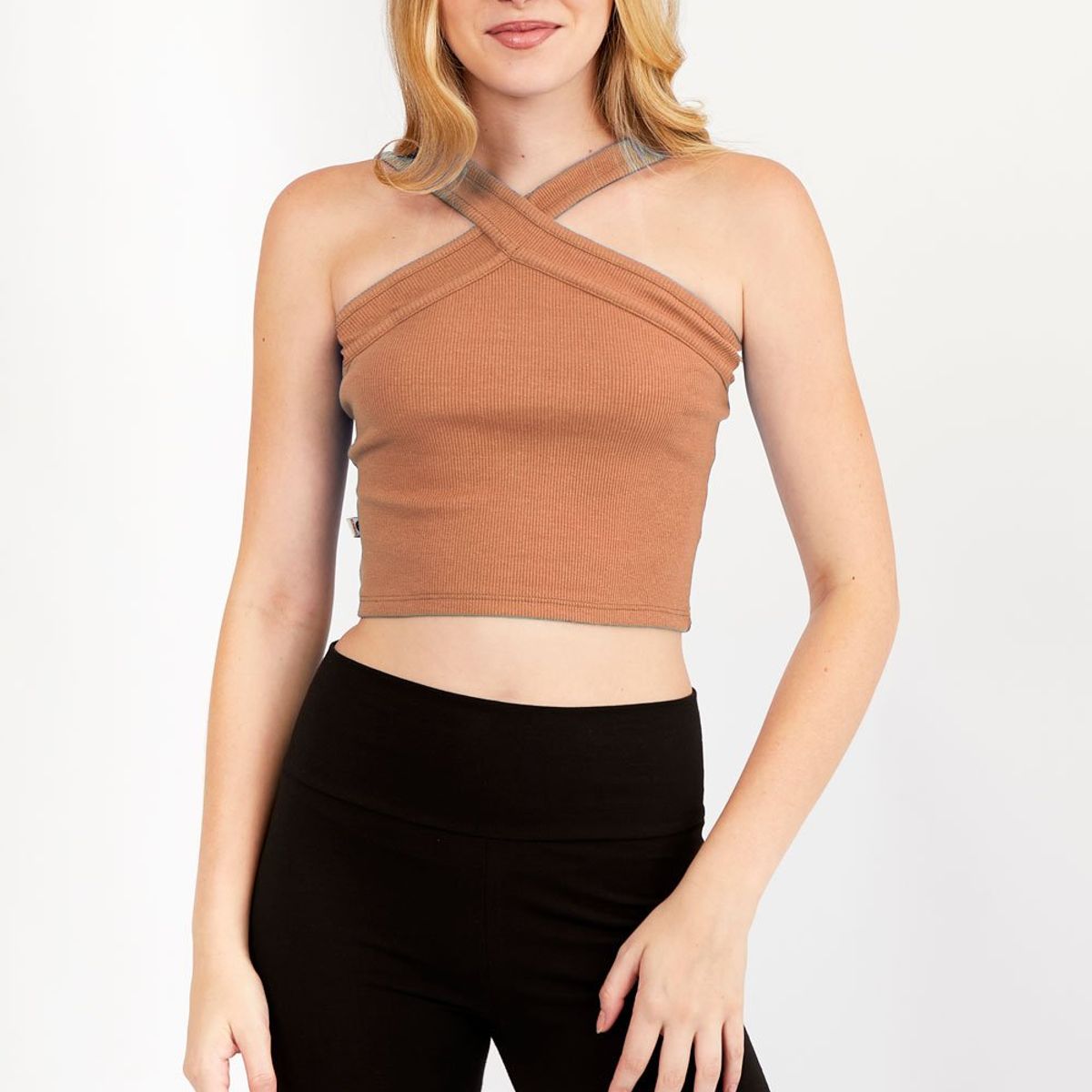 KONING - Top Rib Algodón para Mujer